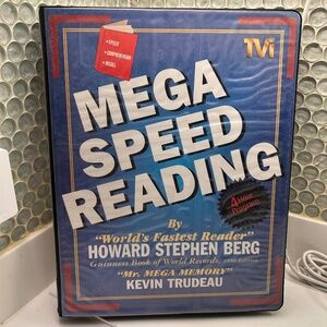 Vintage Mega Speed Reading 4 Hour Program By Howard Stephen Berg & Kevin Trudeau